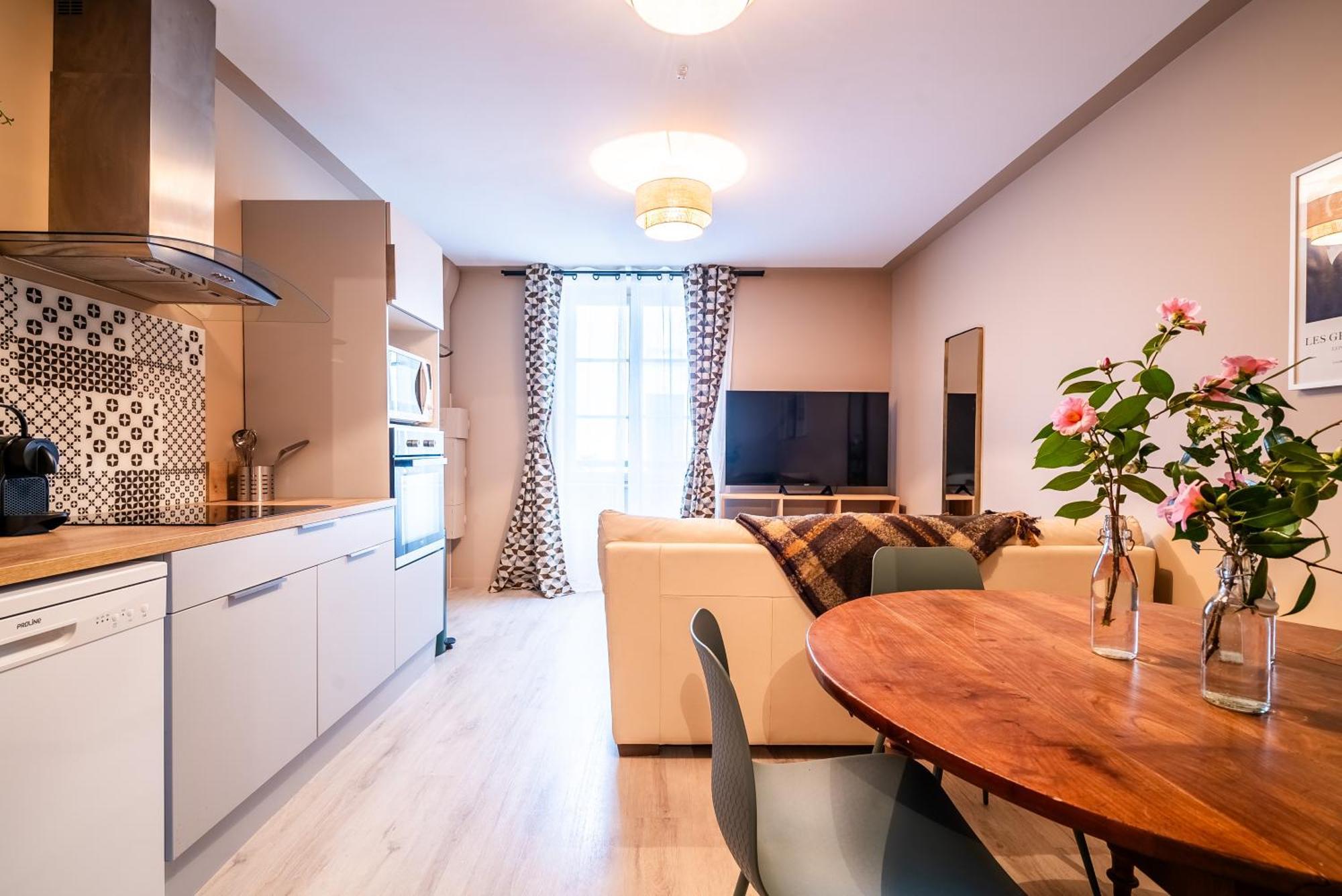Mon Appart'Hotel - Gare De Limoges - Duplex 2 Chambres - Parking En Supp Exterior foto